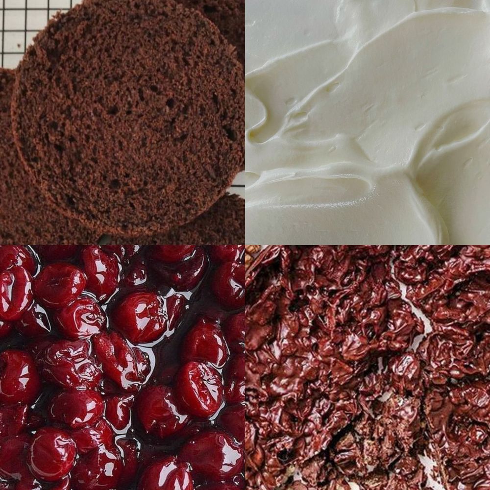 Шоколадный торт с хрустящим слоем и ягодной прослойкой/ 2300 руб за кг.